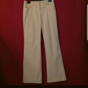 NWT Express cream striped pants SZ10